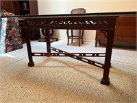 Pennsylvania House Glass Top Dining Room Table