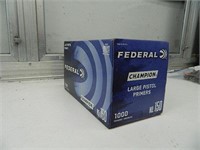 FEDERAL LARGE PISTOL PRIMERS QTY 1000