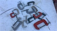 Lot Of Misc C Clamps