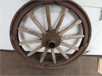 Vintage Model T 23" Wood Spoke Wheel