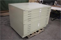 (2) Safco Drawer Cabinets, Approx 53"x41"x17"