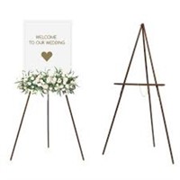 Meeden Easel Stand For Wedding Sign: Wood Tripod