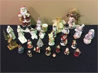 LOT OF 27 HOLIDAY FIGURES