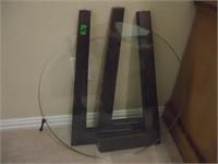 3 Leg Round Glass Table Project