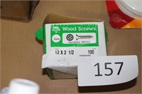 100- wood screws 2.5”