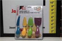 New 4 pc Cheese knife set