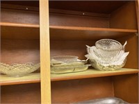 Misc Glass ware, serving dishes