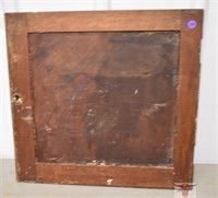 Vintage wooden Cabinet Door 18" x 18'