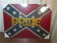 Confederate Flag Wall Plaque