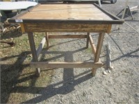 Industrail Wood and Metal Table