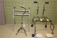 Walker, cane, wheeled chair frame