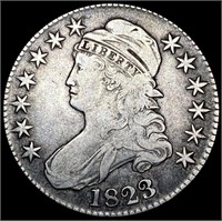 1823 Capped Bust Half Dollar NEARLY UNCIRCULATED