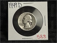 1949D WASHINGTON QUARTER