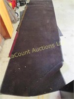 rubber backed matt  rug apx 44 x 158