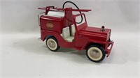 1963-65 Tonka Toys Willy's Jeep Pumper Fire T