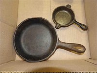 2 - CAST IRON SKILLETS