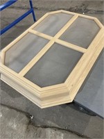 53" x 39” oak light box - unused