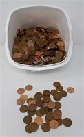 Group lot of 7LBs of Pennies- K