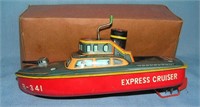 Early wind up mechanical all tin B-341 express cru