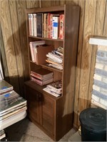 Bookshelves with cabinet