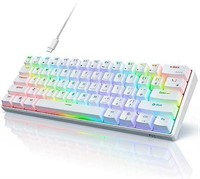 95$-GK61 Wired 60% Mechanical Gaming Keyboard