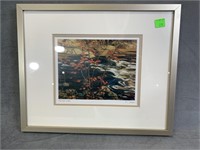 The Red Maple Print by A Y Jackson