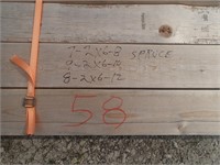 Lumber 7 2x6x8 ~ 9 2x6x10 ~ 8 2x6x12 Spruce