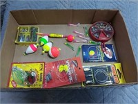 assortment of fishing tackle
