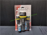 Dorcy Boss Rubber Series LED Flashlight Set, 3ct