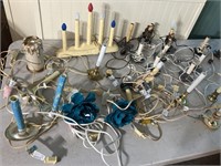 Lot of electric candles, approximately 24