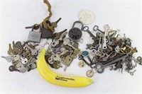 Old Skeleton Keys, Car Keys, Locks & More