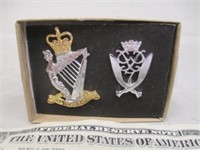 2 Royal Irish Rangers Military Pins