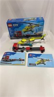 City Rescue Helicopter Transport  Lego