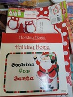 Cookies for Santa plate Christmas placemats,