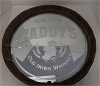 21" Paddy's Whisky Bar Mirror (Broken Glass)