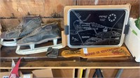 Figure Skates, a paddle, Montreal Tray