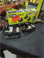 Ryobi 18v 2 batteries 4 ah and 2 ah