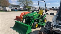 2018 John Deere 1025R Subcompact Tractor W Loader