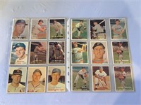 1957 Topps cards- 27