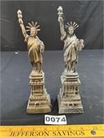 Metal Statue of Liberty Figurines
