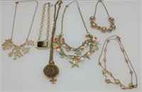 6 pc lot of fashion necklaces