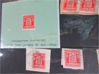 Guernsey Stamp album 1940s-1980s