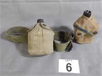 Military Canteen and Belt