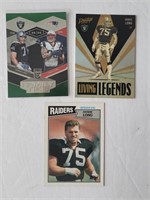 Howie Long Lot of 3 Cards