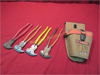 Fencing Pliers, US General Drill Holster 5pc lot