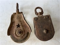 Starline barn wooden pulleys