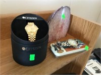 Citizen and fossil watches, geode