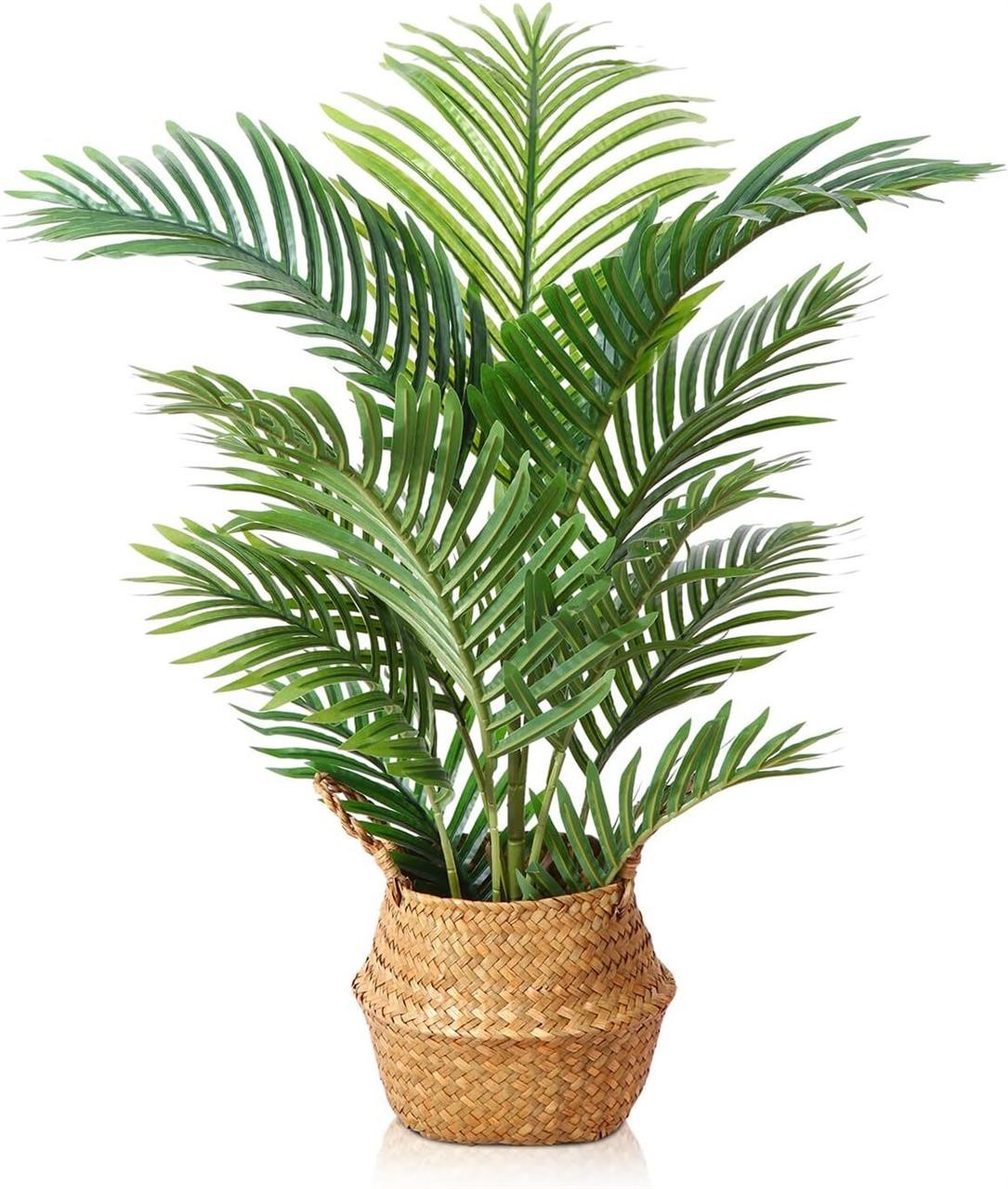 LOMANTO Fake Majesty Palm Plant 3Ft Artificial