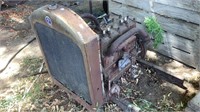 Vintage Star Four Engine w/ Radiator & Shell