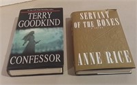 Two Hardcover Books aincl. Anne Rice